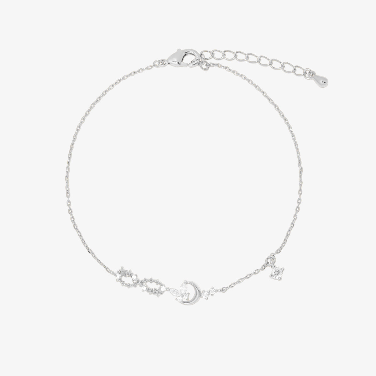 Cubic butterfly moon bracelet-4