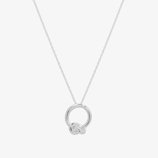 Knot pendant necklace-0