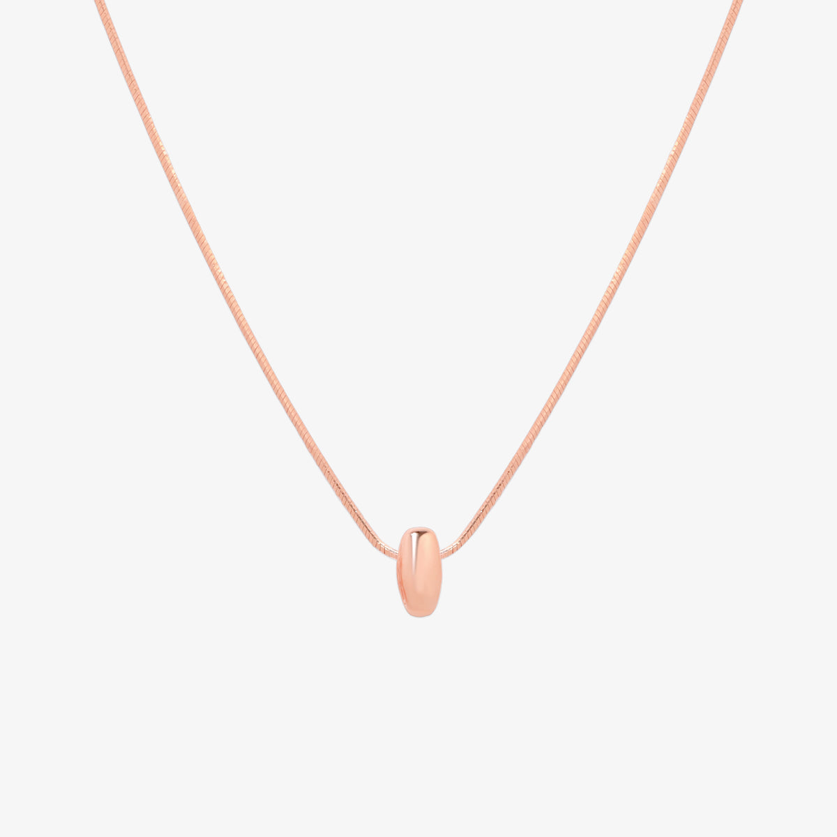 Bubble Initial Pendant Necklace-60